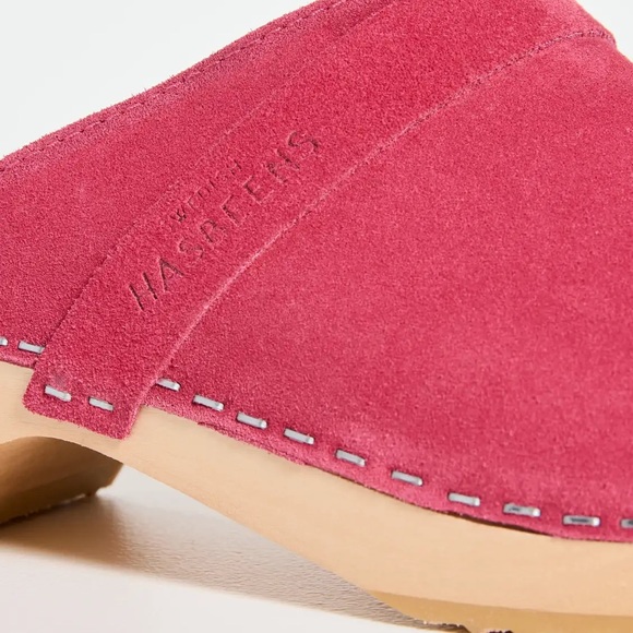 Swedish Hasbeen Clogs Pink Suede Size 9 $300 OBO - Picture 3 of 7